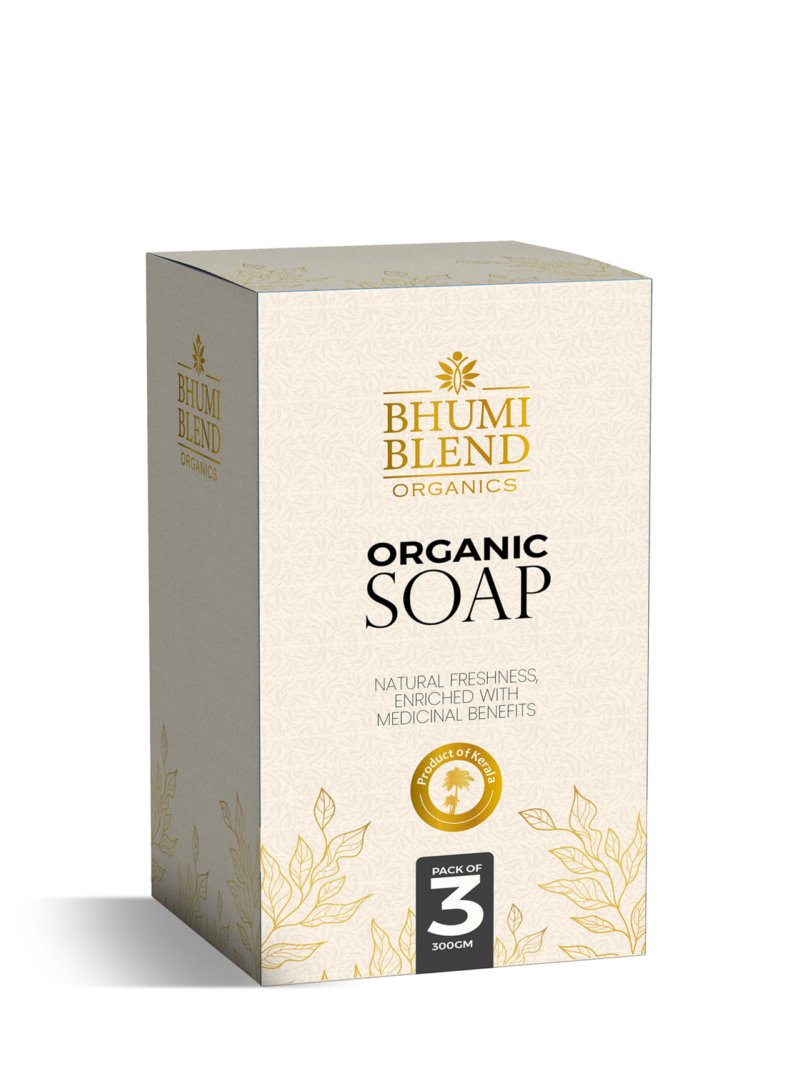 Bhumi Blend Organics premium Combo 3 Soap Set