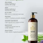 Aloe Pure Shampoo ingredients including aloe extract glycerine lavender and basil