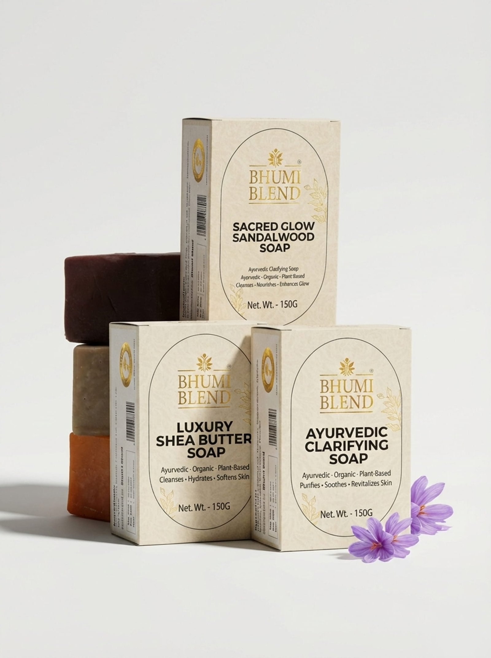 Bhumi Blend Handmade Organic Soaps – Buy 3 Combo