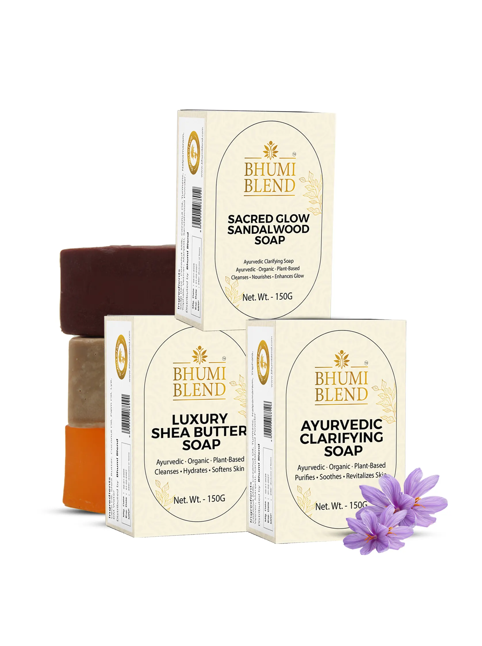 Handmade Organic Soaps – Buy 3 Combo